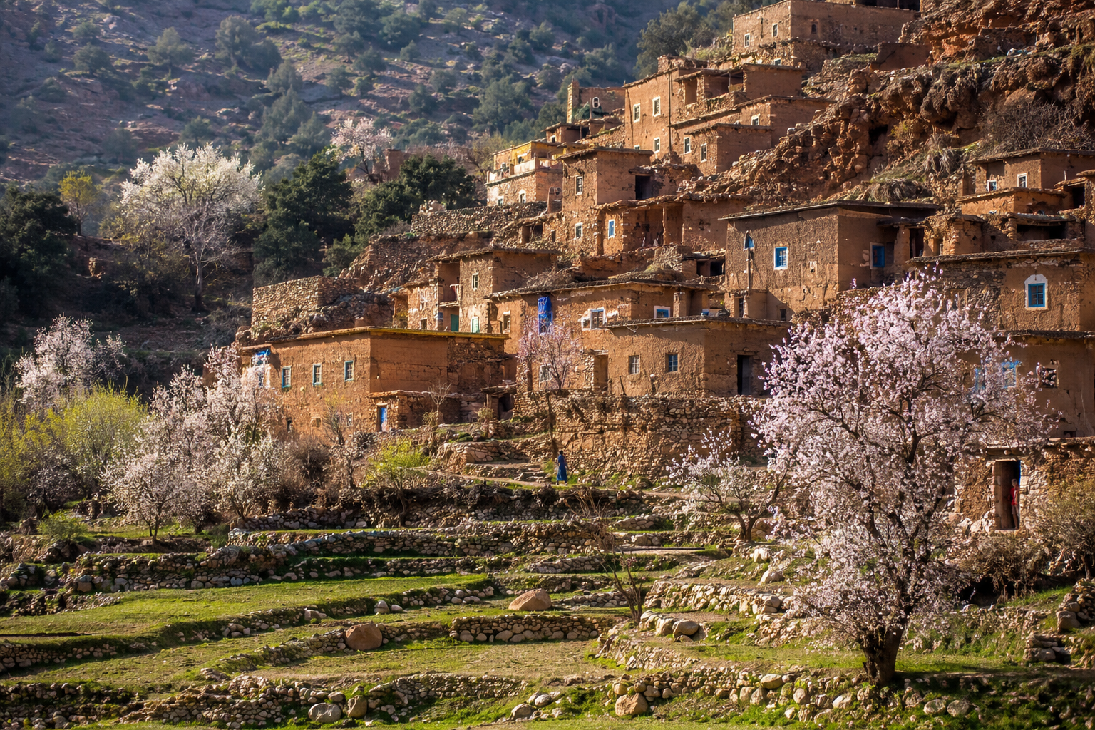Berber village in the Anti-Atlas mountains